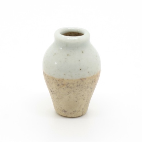 ミニチュア花瓶 陶器 花壺 和風 マーブルチョコ
